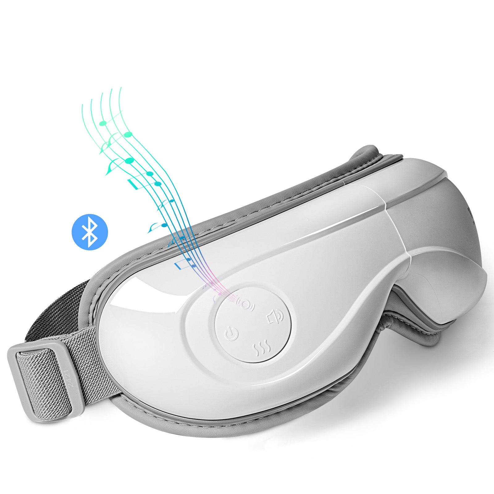 RestEase Heated Eye Massager — Bluetooth Music + Heat Therapy